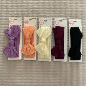 5 Infant Headwrap Bows